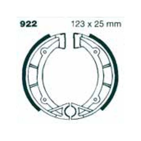 Mâchoires de frein AV-AR 123x25 Grimeca