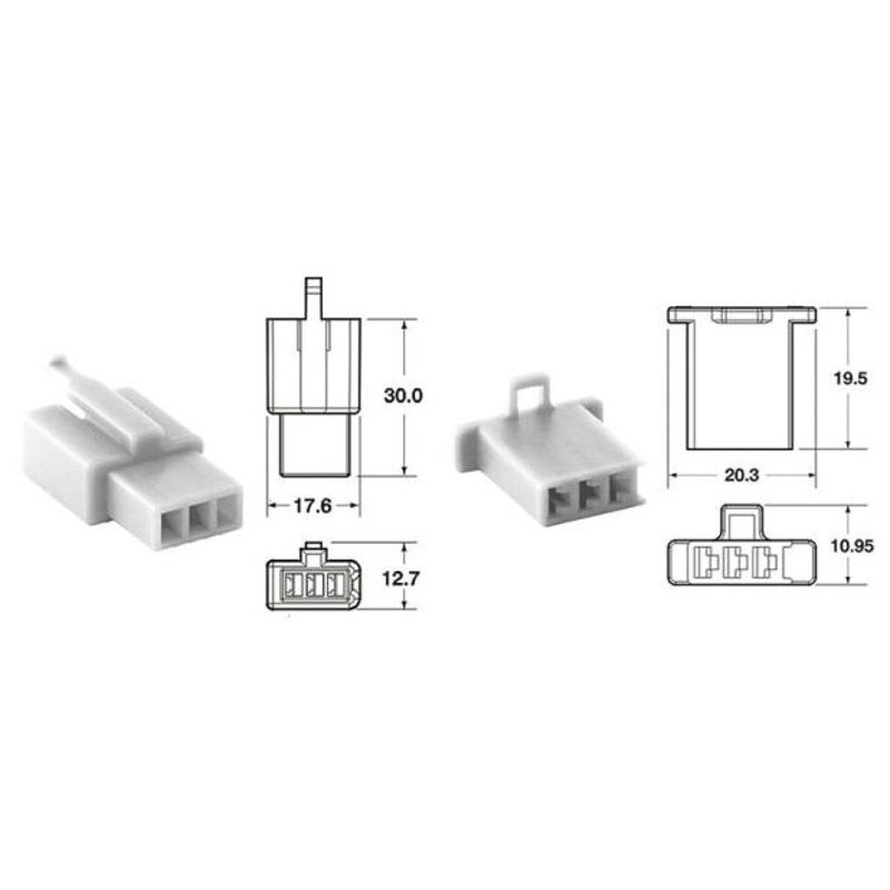 Connecteur 3 voies type 110ML